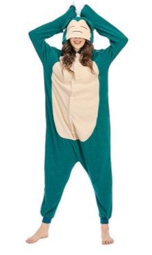 Photo 1 of Adult Snorlax Onesie Pajamas Cosplay Animal Sleepwear Halloween Costume Women Men
LARGE 