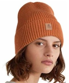 Photo 1 of Beanie Hats for Men Women Knit Cuffed Warm Winter Hats Acrylic Ribbed Unisex Daily Skull Cap
