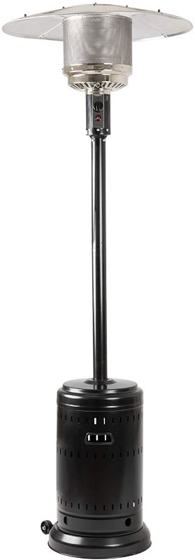 Photo 1 of Amazon Basics 46,000 BTU Outdoor Propane Patio Heater with Wheels, Commercial & Residential