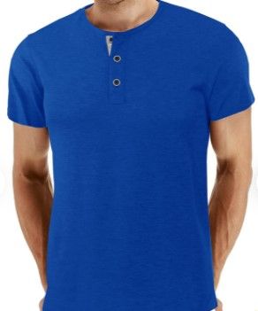 Photo 1 of BBDMY Men's Fashion Casual Front Placket Short Sleeve Henley T-Shirts Cotton Shirts
SMALL 