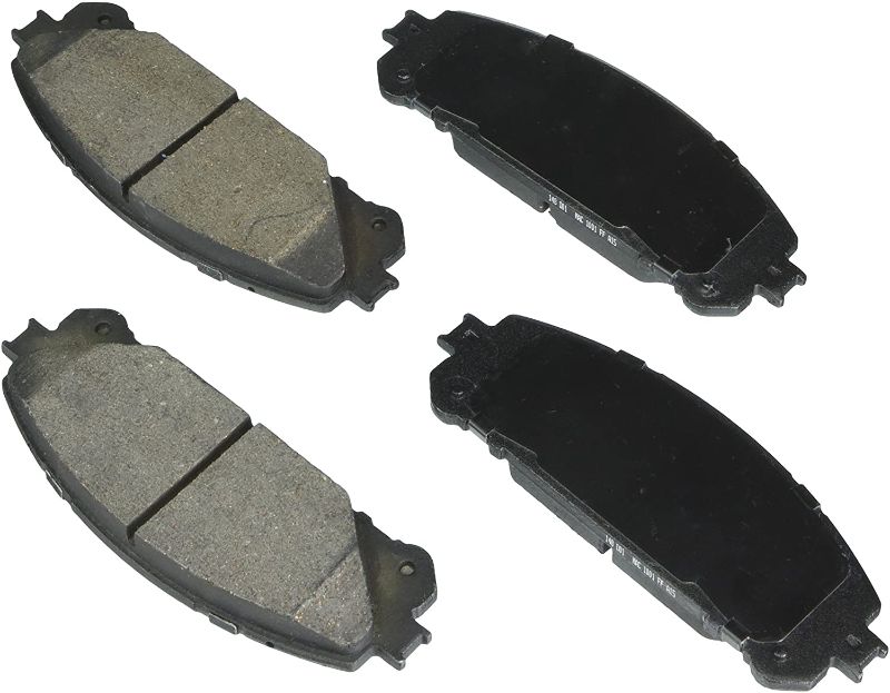 Photo 1 of Bosch BE1324H Blue Disc Brake Pad Set with Hardware for Select Lexus and Toyota Cars, SUVs, and Vans - FRONT
