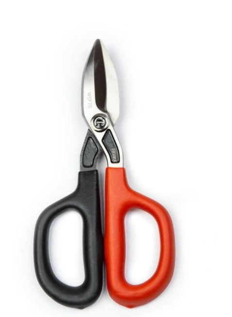 Photo 1 of 7 in. Straight-Cut Drop Forged Tinner Snips
