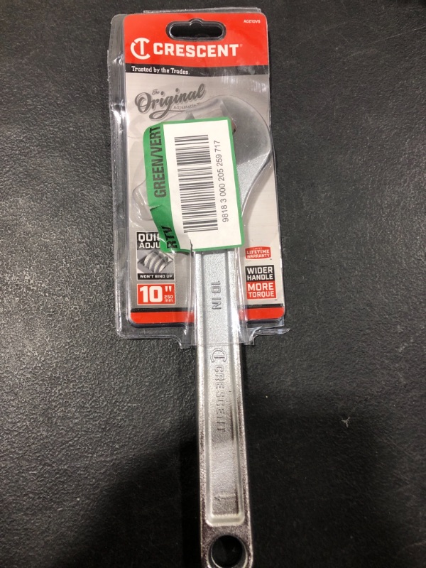 Photo 2 of 10 in. Adjustable Wrench
