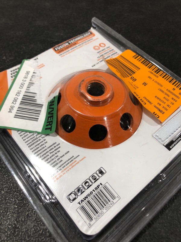 Photo 1 of 5 in. 18-Segment Turbo Cup Grinding Wheel
