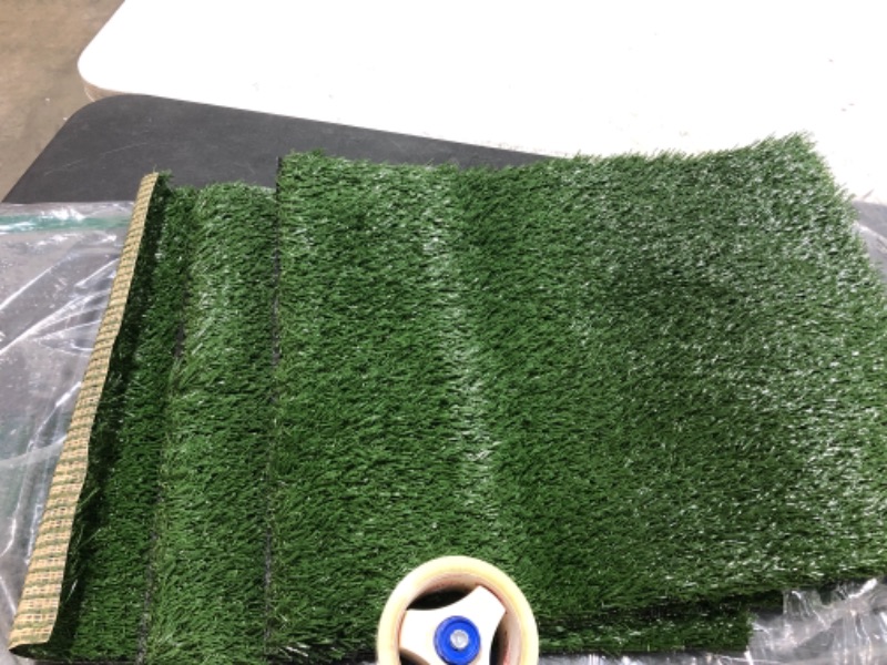 Photo 2 of 3 PCS- PETMAKER Artificial Grass Puppy Pad Collection - for Dogs and Small Pets – Portable Training Pad – Dog Housebreaking Supplies ( TRAY NOT INCLUDED )
