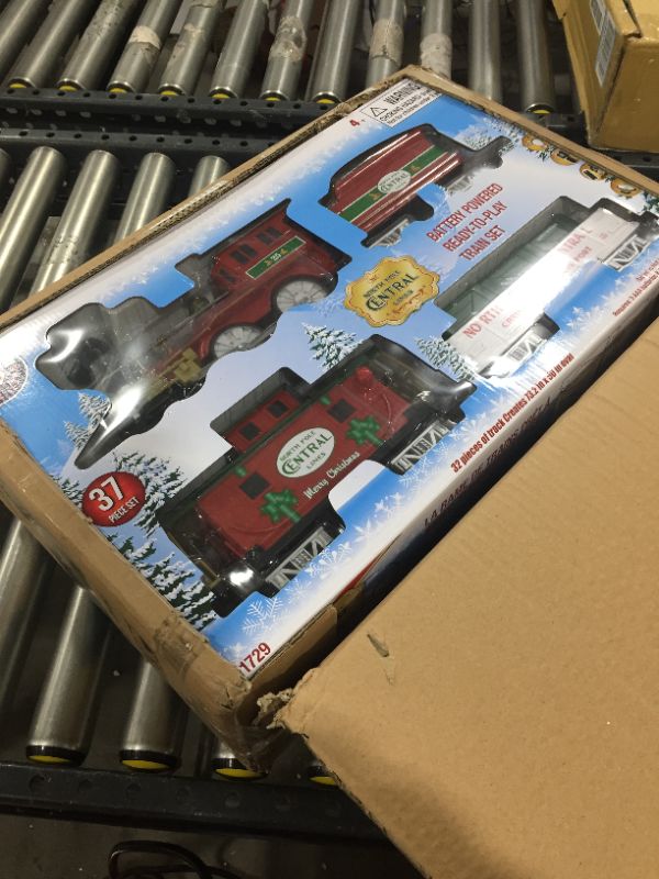 Photo 2 of Lionel Trains North Pole Central Ready to Play Battery Power Christmas Train Set