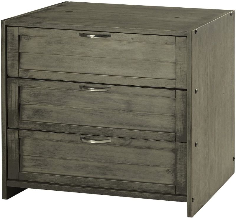 Photo 1 of DONCO KIDS Louver 3 Drawer Chest, Antique Grey