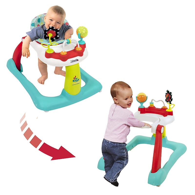 Photo 1 of Kolcraft Tiny Steps 2-in-1 Infant & Baby Activity Walker - Seated or Walk-Behind, Jubliee
