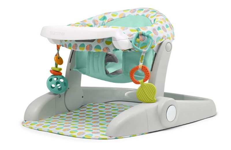 Photo 1 of Summer Learn-to-Sit Stages 3-Position Floor Seat, Includes Toys and Tray, Neutral
