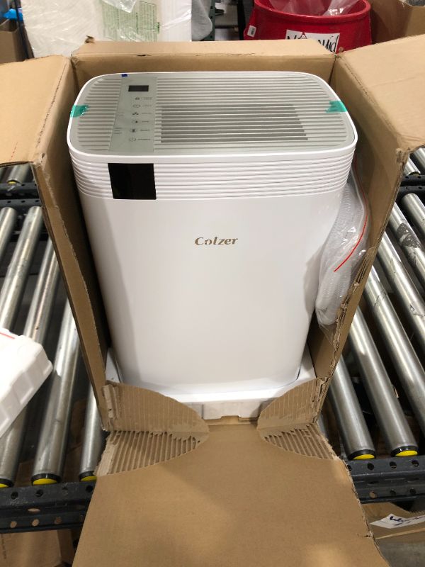 Photo 2 of COLZER 3500 Sq Ft Dehumidifiers 50 Pints for Home Basements, Garage, Humid Bathroom, Laundry Room, Grow Room, with Drain Hose for Continuous Drainage
