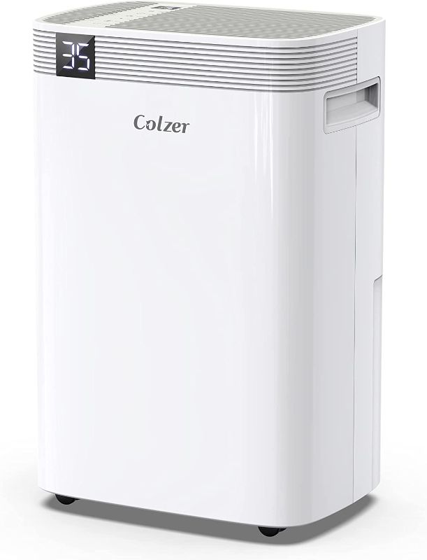 Photo 1 of COLZER 3500 Sq Ft Dehumidifiers 50 Pints for Home Basements, Garage, Humid Bathroom, Laundry Room, Grow Room, with Drain Hose for Continuous Drainage
