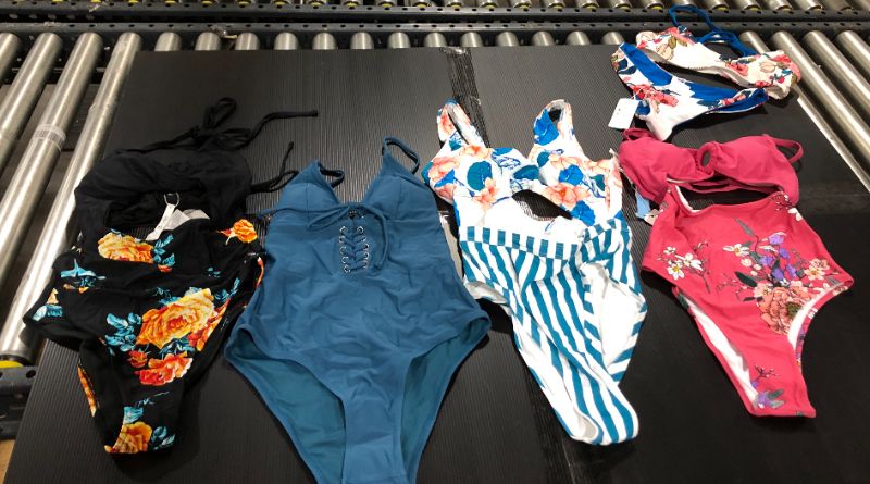 Photo 1 of 5 PACK WOMEN'S BIKINIS!!!
ALL SMALL EXCEPT THE 2 PC, IT'S XS 