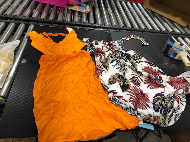 Photo 3 of 2 PACK!!! Amber Cutout Tie Back Dress AND 
Kara Tropical Halter Dress
BOTH XS 