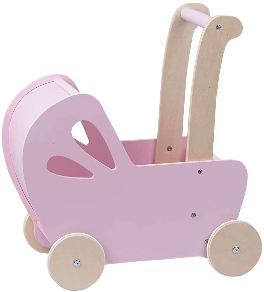 Photo 1 of LINE Baby Doll Wooden Pram in Pink
