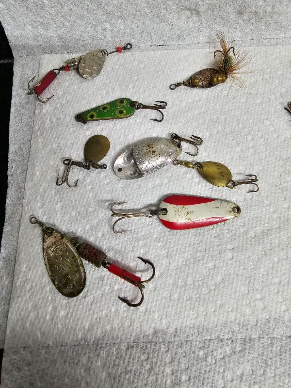 Photo 1 of Vintage Spinner Bait Fishing Lures Lot of 8 