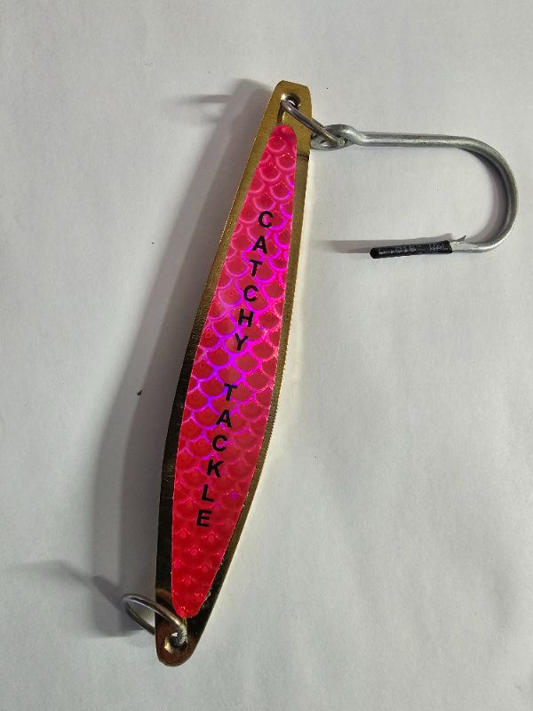 Photo 1 of Catchy Tackle Sea Strike 33 Jig - gold/pink 6 inch 