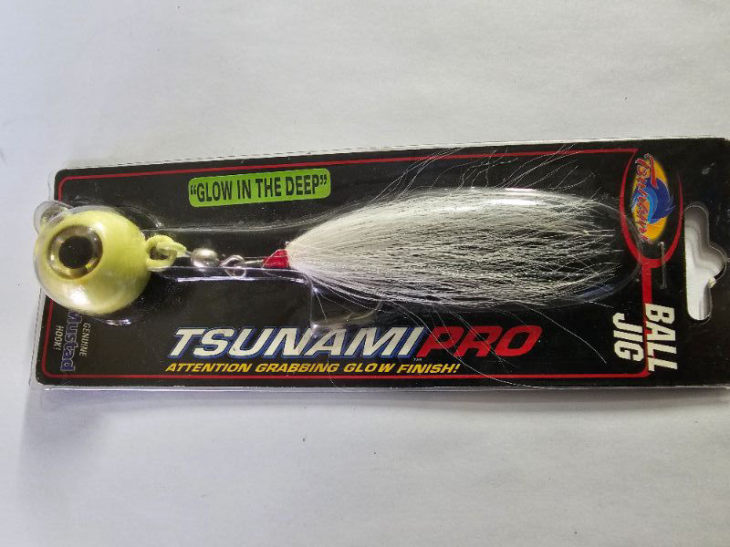 Photo 1 of Tsunami pro ball jig 4oz glow in the deep