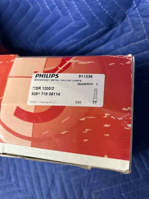 Photo 3 of 6 new in box Philips MSR 1200/2 Broadway Metal Halide Lamp