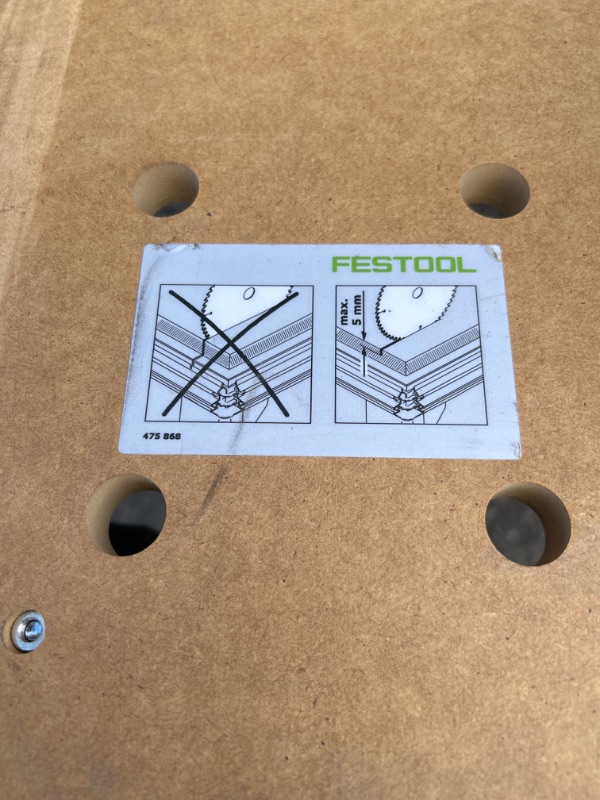 Photo 2 of Festool MFT/3 table with extra parts