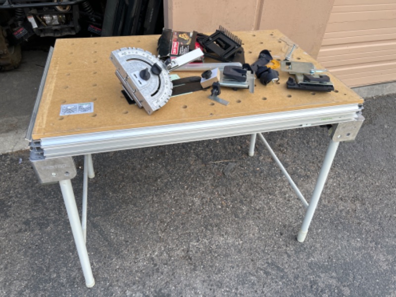 Photo 1 of Festool MFT/3 table with extra parts