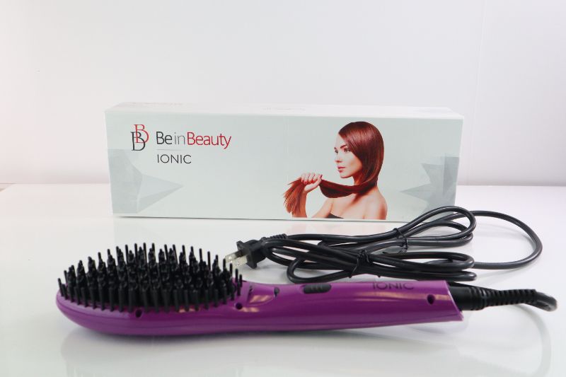 Photo 2 of ALMOST FAMOUS 2 IN 1 HAIR DRYER STYLER AND BEIN BEAUTY WET TO DRY STRAIGHTENING BRUSH BOXES HAVE BEEN DAMAGED DUE TO SHIPMENT PRODUCT NEW  $289 