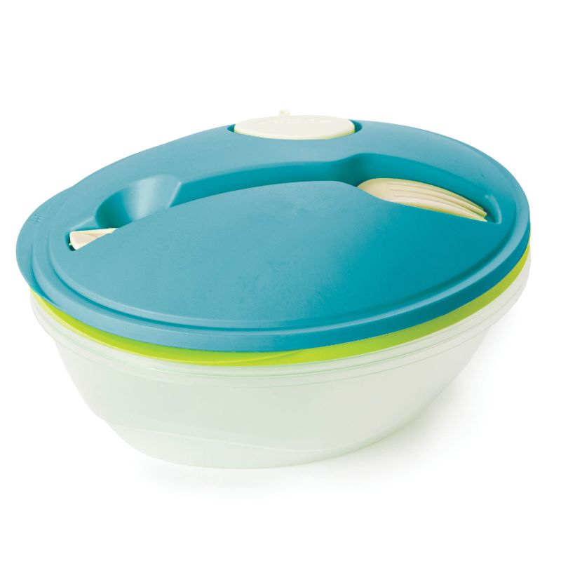 Photo 1 of BRAMLI BOWL INCLUDE 2 BOWLS 2 SAUCE CUPS 2 LIDS AND 2 FORKS READY FOR KITCHEN USE OR ON THE GO NEW $24.99