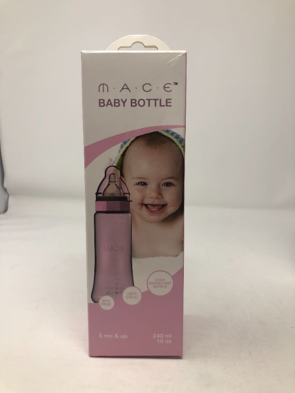 Photo 3 of 10OZ MACE BABY BOTTLE ANTI COLIC VENT LEAK FREE AND VARIABLE FLOW NEW $28.98