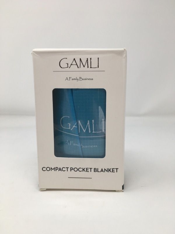 Photo 2 of GAMLI COMPACT POCKET BLANKET SANDPROOF WATERPROOF PUNCTURE RESISTANT SECURE POCKET WITH ZIPPER CAMPING BEACH FESTIVAL FITS 4 PEOPLE 55 X 60 NEW $29.99