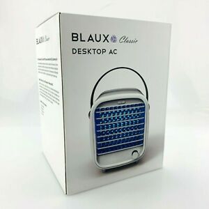 Photo 2 of BLAUX AC UNIT 3 FAN SPEEDS CORDLESS COMPACT LIGHTWEIGHT QUIET HELPS WITH ALLERGIES FILTER IS LONG LASTING BOX HAS BEEN DAMAGED DUE TO SHIPMENT NEW $19.99