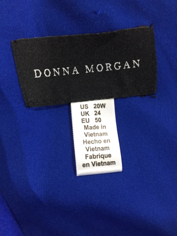 Photo 2 of DONNA MORGAN Royal Blue Dress, size 20W