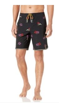 Photo 1 of Billabong Men's 73 Lo Tides Boardshort, 4-Way Performance Stretch, 19 Inch Outseam, Size 32