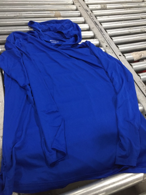 Photo 1 of Men's Royal Blue Long Sleeve with Hoodie, 2XL