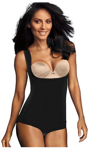 Photo 1 of Maidenform Wear Your Own Bra Romper (1856) Black, Medium 