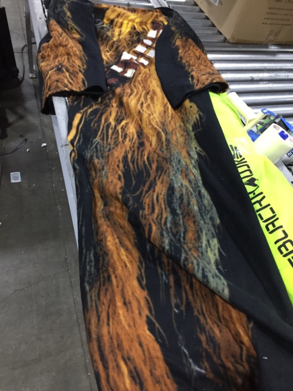 Photo 1 of Disney Star Wars, "Being Chewie" Adult Soft Throw Blanket with Sleeves, 48" x 71", Multi Color
