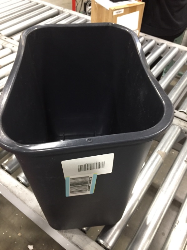 Photo 1 of Black Trash Bin 15in