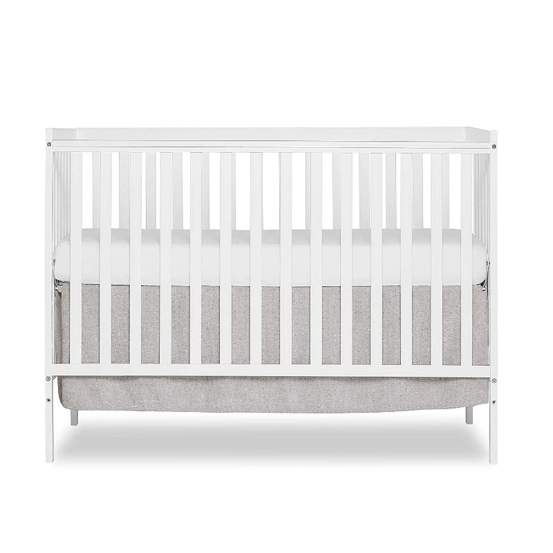 Photo 1 of Dream On Me Synergy 5-in-1 Convertible Crib in White, 