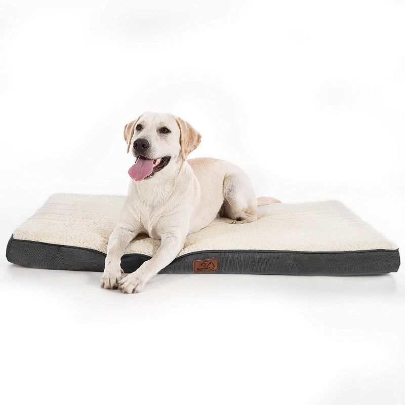 Photo 1 of Bedsure Large Dog Bed for Large Dogs - Big Orthopedic Dog Beds with Removable Washable Cover, Egg Crate Foam Pet Bed Mat, Suitable for 50 lbs to 100 lbs
