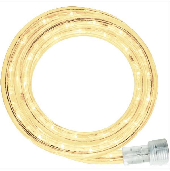 Photo 1 of 18 ft. - LED Rope Light - Warm White - (Clear)
