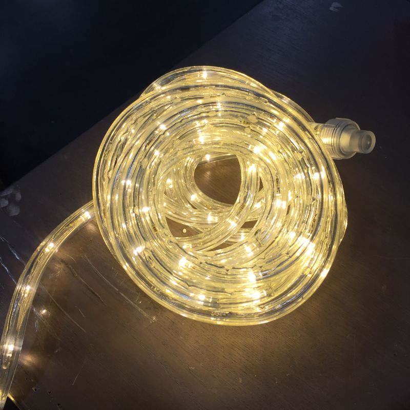 Photo 2 of 18 ft. - LED Rope Light - Warm White - (Clear)
