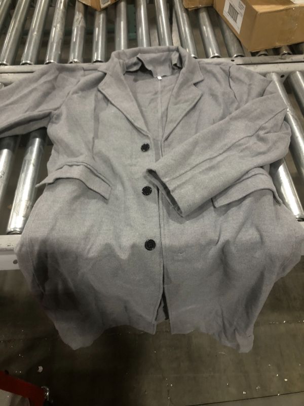 Photo 1 of Generic grey wool coat (XL)