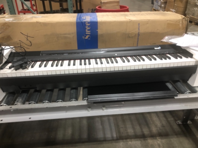 Photo 3 of Donner DEP-10 Beginner Digital Piano 88 Key Full Size Semi-Weighted Keyboard, Portable Electric Piano with Sustain Pedal, Power Supply
