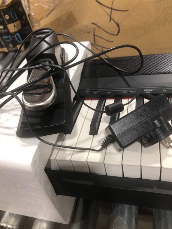 Photo 2 of Donner DEP-10 Beginner Digital Piano 88 Key Full Size Semi-Weighted Keyboard, Portable Electric Piano with Sustain Pedal, Power Supply
