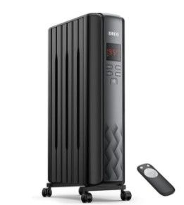 Photo 1 of Dreo Radiator Heater, 2021 Upgrade 1500W Electric Portable Space Oil Filled Heater with Remote Control, 4 Modes, Overheat & Tip-Over Protection, 24h Timer, Digital Thermostat, Quiet, Indoor
