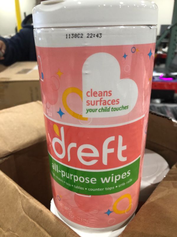 Photo 1 of Dreft Multi-Surface All-Purpose Gentle Cleaning Wipes for Baby Toys, Car Seat, High Chair & More