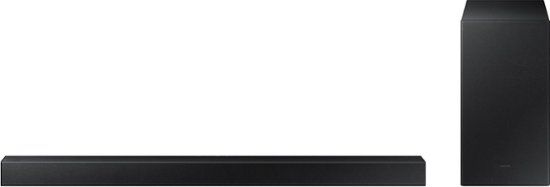 Photo 1 of Samsung - 2.1-Channel Soundbar with Wireless Subwoofer and DOLBY AUDIO / DTS 2.0 - Black
