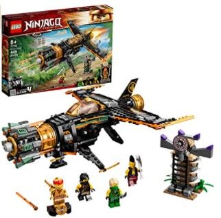 Photo 1 of LEGO NINJAGO Legacy Boulder Blaster 71736 Airplane Toy Featuring Collectible Figurines, New 2021 (449 Pieces)
