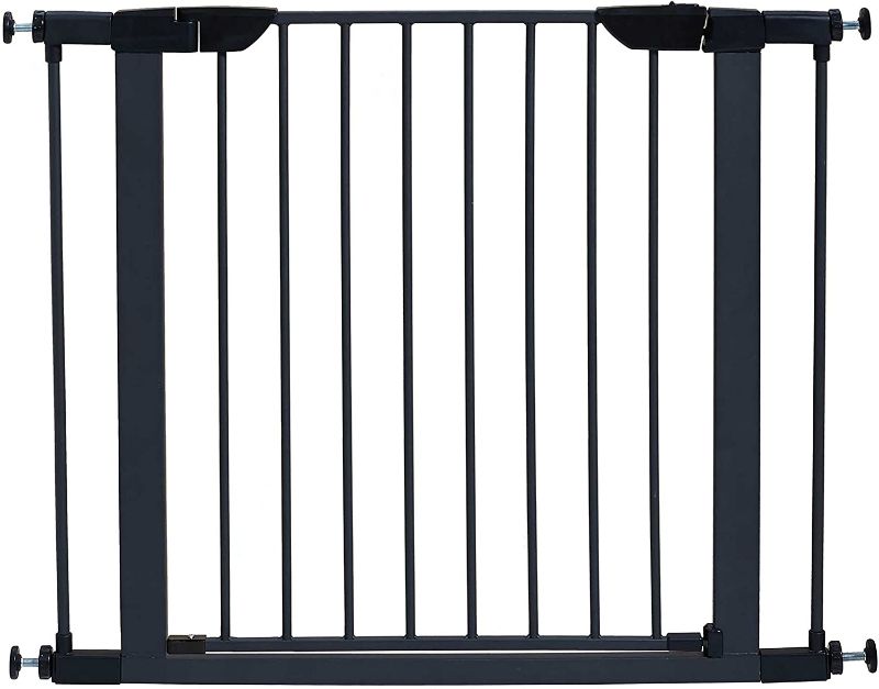 Photo 1 of MidWest Homes for Pets Steel Pet Gate | Pet Safety Gate; 29" & 39" Tall in Soft White or Textured Graphite