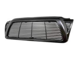 Photo 1 of 2005-2011 Toyota Tacoma Horizontal Front Bumper Grille - Black
