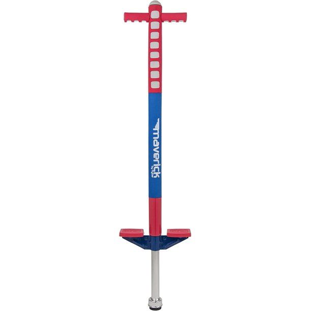 Photo 1 of Flybar Foam Maverick Pogo Stick for Kids Age 5 & Up, 40 to 80 Lbs. (Red/Blue)
