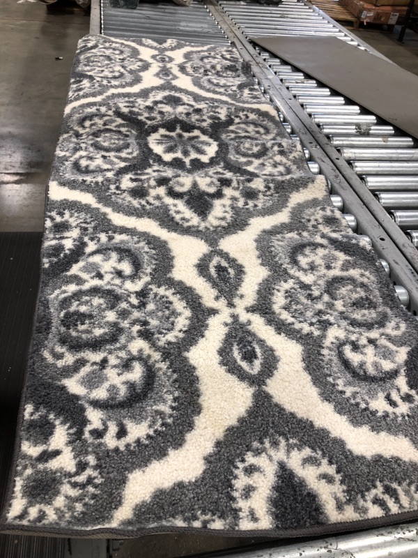 Photo 1 of Gray/ White Runner 24x70in